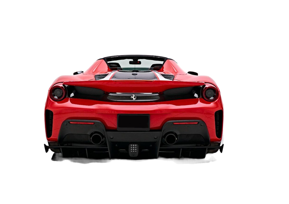 Ferrari 488 Pista Spider Rear view