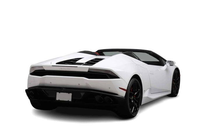 Lamborghini Huracan Spyder Half side rear view