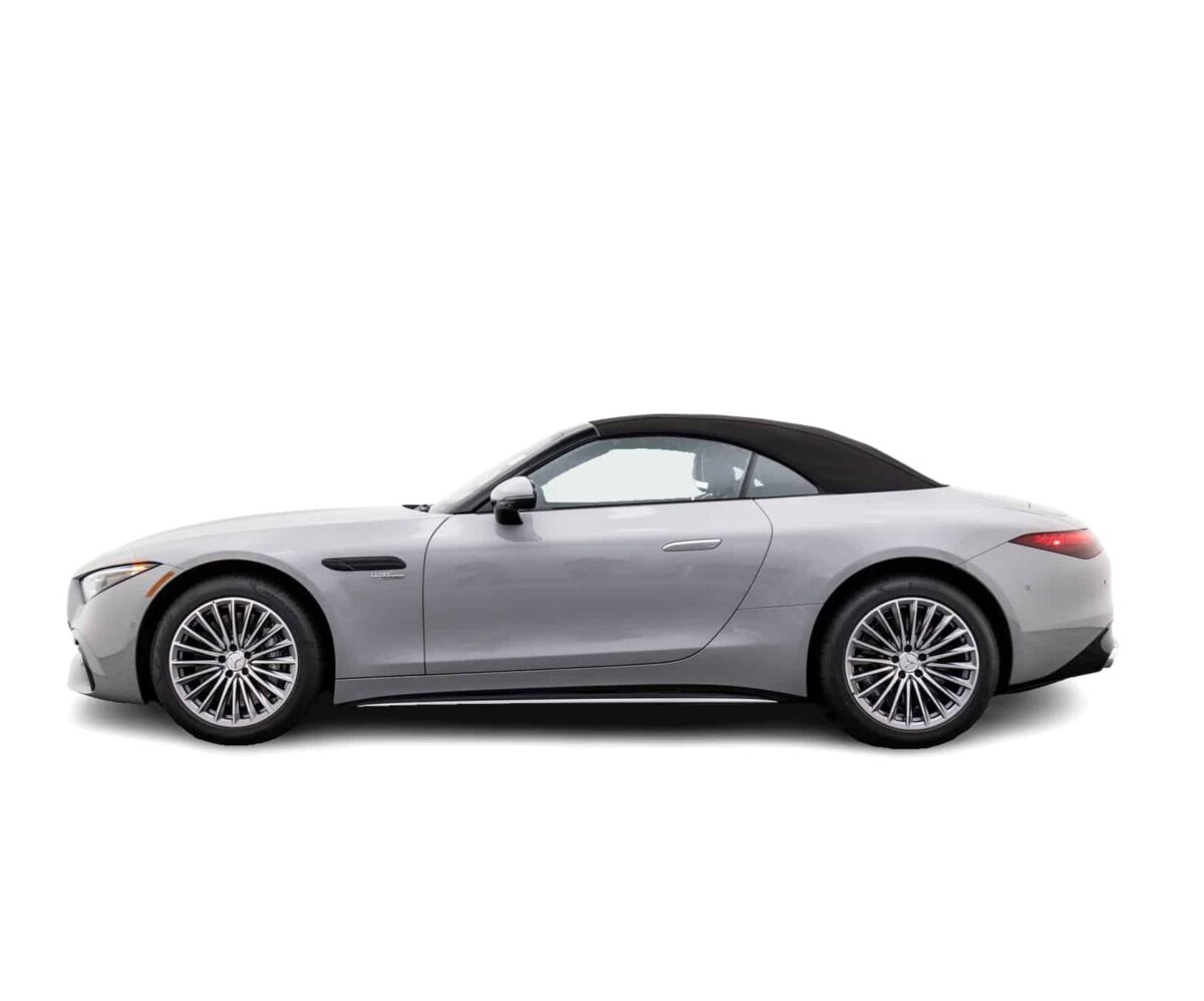 Mercedes SLC Closed top view from side
