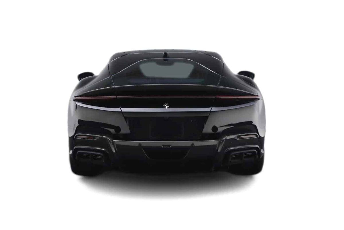 Black Ferrari 12Cilindri back view